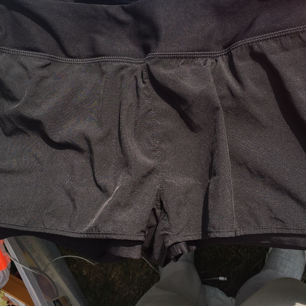 Black MPG running shorts